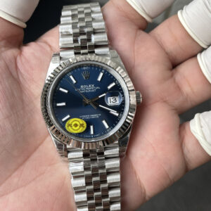 Alternative view of Rolex Datejust Blue Dial swiss Eta