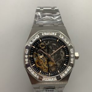 Alternative view of AP SEKELTON 15407, cutout + custom bezel (Moissan drill),